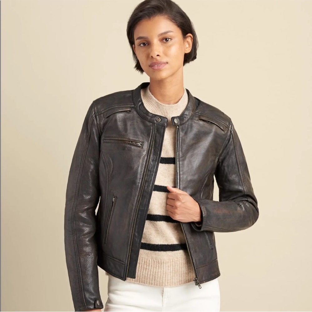 NWT Wilsons Ladies Hipster Leather Jacket